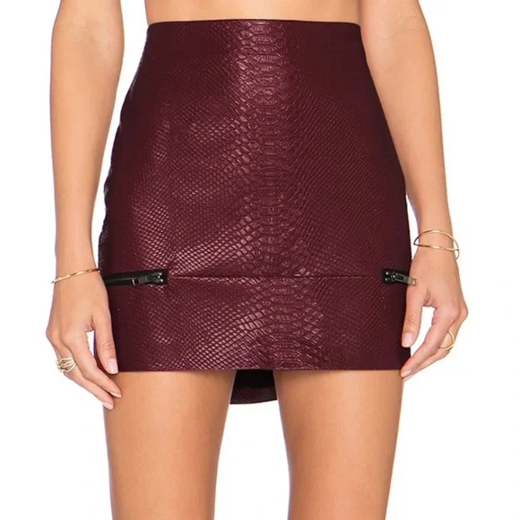 knee length dresses for ladies Love Killa Dress in Red Patent Red / XL / Vegan Leather main image 0